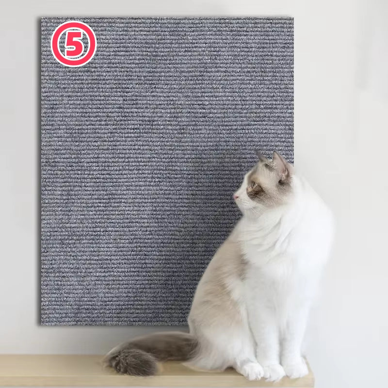 Anti Cat Scratch Sofa Cat Crawling Mat Sofa Protection Grinding Climbing Frame Self-Adhesive Carpet Cats Scratch Board Cat Toys