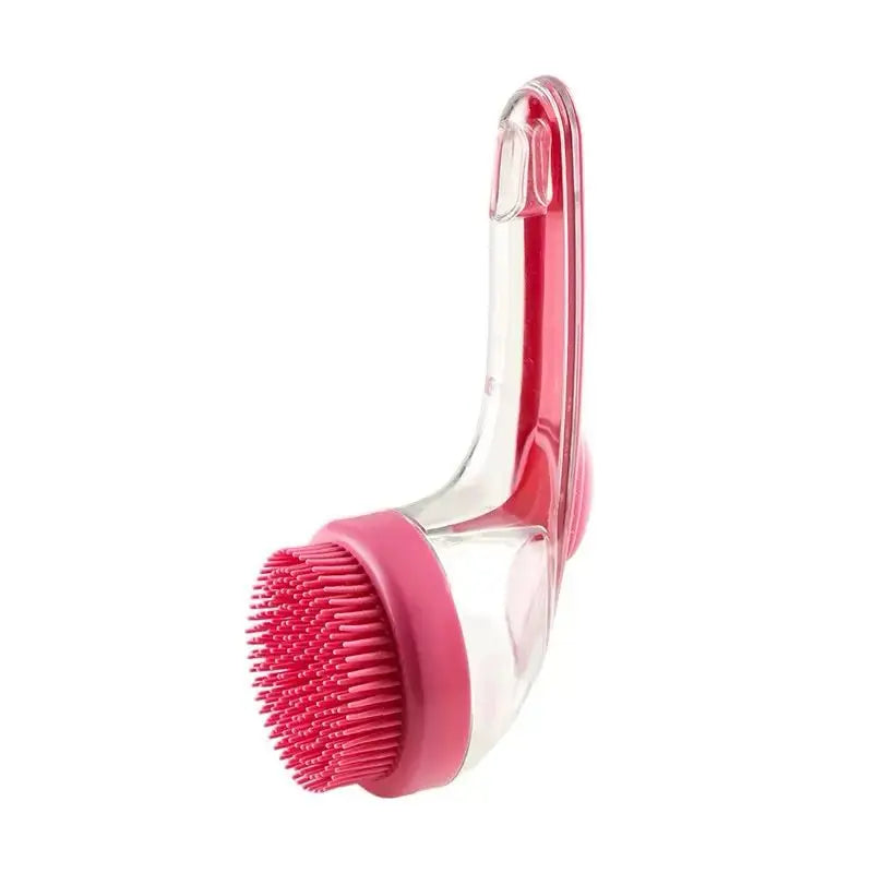2026 Universal 2-In-1 Pet Bath Brush with Built-In Soap Dispenser - Ergonomic Design for Effortless Bathing and Grooming of Dogs & Cats