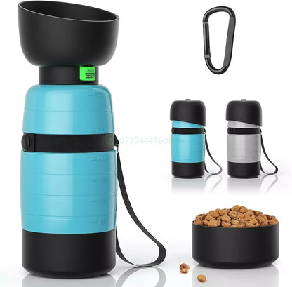 Upgraded Dog Water Bottles, Portable, Accompanying Pet Water Cup for Going Out, Outdoor Water Cup, Food Travel Bowls, 650Ml
