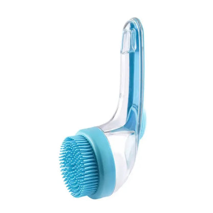 2026 Universal 2-In-1 Pet Bath Brush with Built-In Soap Dispenser - Ergonomic Design for Effortless Bathing and Grooming of Dogs & Cats