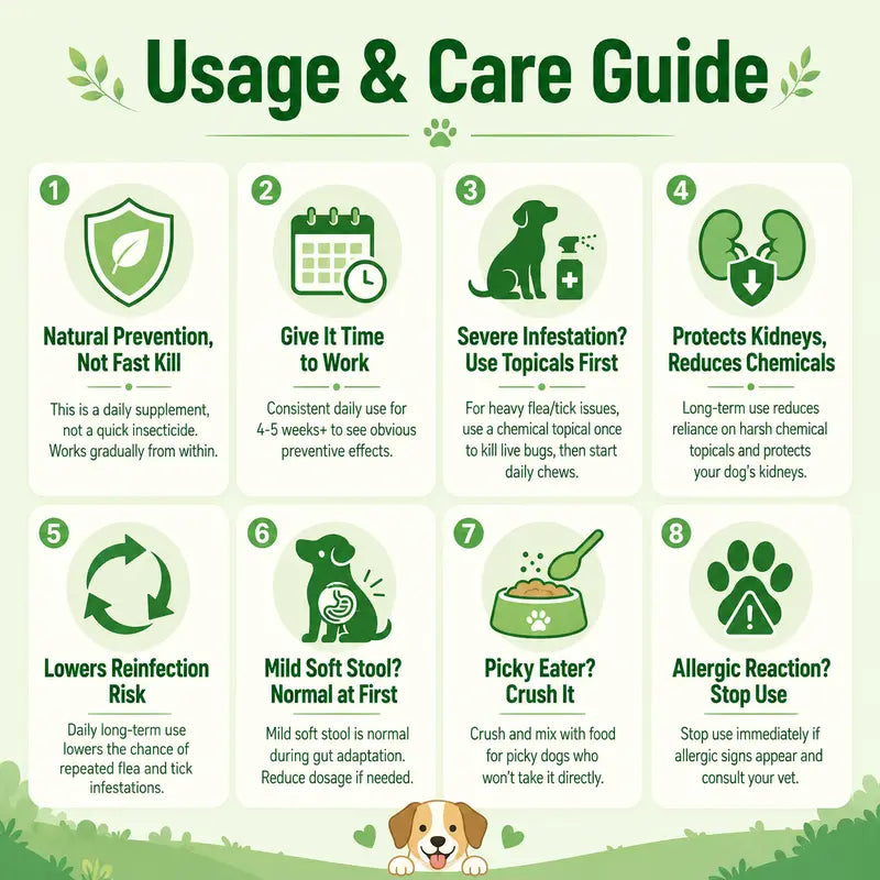 150 Count Petrivium Natural Flea & Tick Support Soft Chews for Dogs - Chicken Flavor Vitamin Supplement with Rosemary for All Breeds and Sizes