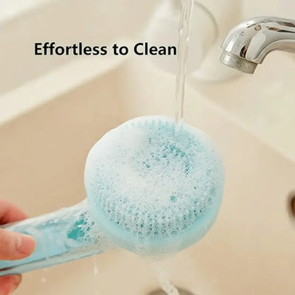 2026 Universal 2-In-1 Pet Bath Brush with Built-In Soap Dispenser - Ergonomic Design for Effortless Bathing and Grooming of Dogs & Cats